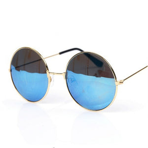 Mirrored Retro Round Sunglasses