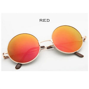 Mirrored Retro Round Sunglasses