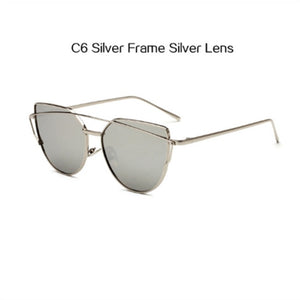 Metal Twin-Beams Sunglasses