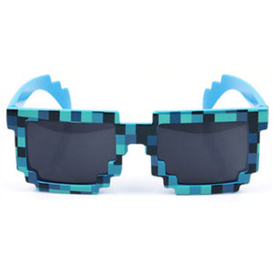 Checker Sunglasses 8 bit Pixel Plaid