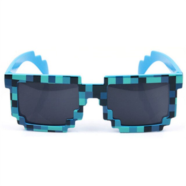 Checker Sunglasses 8 bit Pixel Plaid